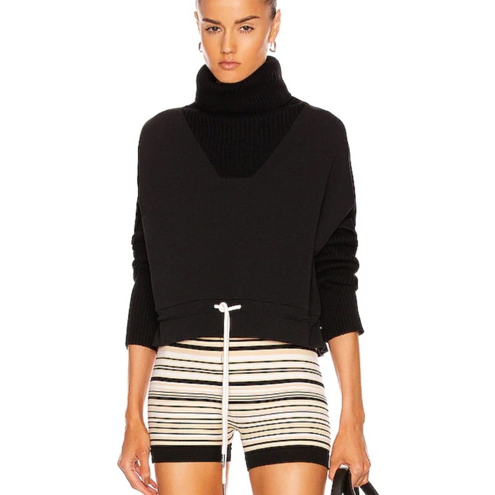 Revolve Varley Britannia Sweatshirt in Black